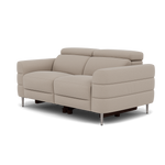 Hoy 2 Seater Recliner Sofa - 2 Str W/ 2 Power Recliner W/ 2 Power Headrest Fabric - Power with Power Headrest & USB — CU9101-5-UK Oxford Beige, gallery image 3