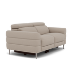 Hoy 2 Seater Recliner Sofa - 2 Str W/ 2 Power Recliner W/ 2 Power Headrest Fabric - Power with Power Headrest & USB — CU9101-5-UK Oxford Beige, gallery image 1
