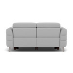 Hoy 2 Seater Recliner Sofa - 2 Str W/ 2 Power Recliner W/ 2 Power Headrest Fabric - Power with Power Headrest & USB — CU9102-5-UK Oxford Silver, gallery image 2