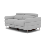 Hoy 2 Seater Recliner Sofa - 2 Str W/ 2 Power Recliner W/ 2 Power Headrest Fabric - Power with Power Headrest & USB — CU9102-5-UK Oxford Silver, gallery image 3