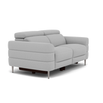 Hoy 2 Seater Recliner Sofa - 2 Str W/ 2 Power Recliner W/ 2 Power Headrest Fabric - Power with Power Headrest & USB — CU9102-5-UK Oxford Silver, gallery image 1