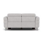 Hoy 2 Seater Recliner Sofa - 2 Str W/ 2 Power Recliner W/ 2 Power Headrest Fabric - Power with Power Headrest & USB — KB-1280-UK Darwin Silver, gallery image 2