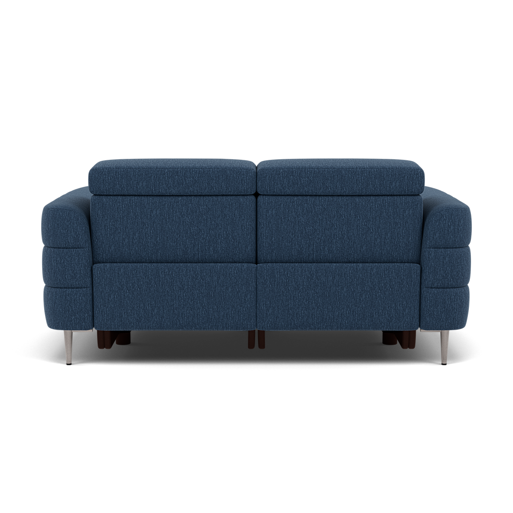 Hoy 2 Seater Recliner Sofa - 2 Str W/ 2 Power Recliner W/ 2 Power Headrest Fabric - Power with Power Headrest & USB — KB-1290-UK Amigo Navy, gallery image 2