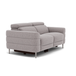 Hoy 2 Seater Recliner Sofa - 2 Str W/ 2 Power Recliner W/ 2 Power Headrest Fabric - Power with Power Headrest & USB — KB-1291-UK Amigo Granite, gallery image 1