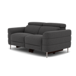 Hoy 2 Seater Recliner Sofa - 2 Str W/ 2 Power Recliner W/ 2 Power Headrest Fabric - Power with Power Headrest & USB — KB-1295-UK Amigo Coal, gallery image 3