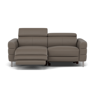 Hoy 3 Seater Recliner Sofa - 3 Str W/ 2 Power Recliner W/ 2 Manual Headrest Cat M - Power with Manual Headrest 3 Seater Sofas Sterling Home 5 M5655 Melbourne Dark Grey
