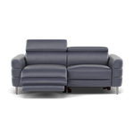 Hoy 3 Seater Recliner Sofa - 3 Str W/ 2 Power Recliner W/ 2 Manual Headrest Cat NL/O - Power with Manual Headrest 3 Seater Sofas Sterling Home 1 NL5100 New York Dark Blue