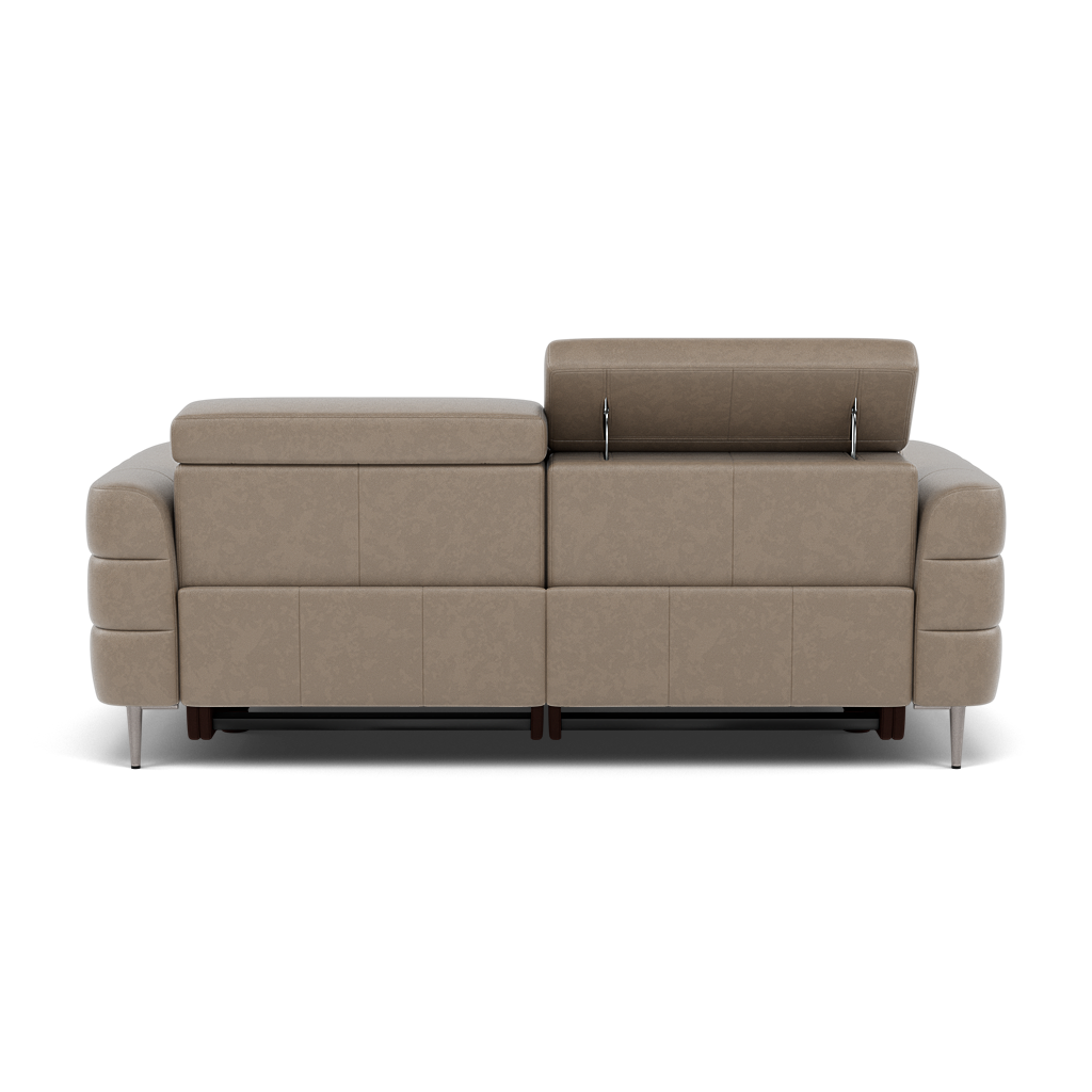 Hoy 3 Seater Recliner Sofa - 3 Str W/ 2 Power Recliner W/ 2 Manual Headrest Cat NL/O - Power with Manual Headrest — O7023 Oslo Elephant Grey, gallery image 2