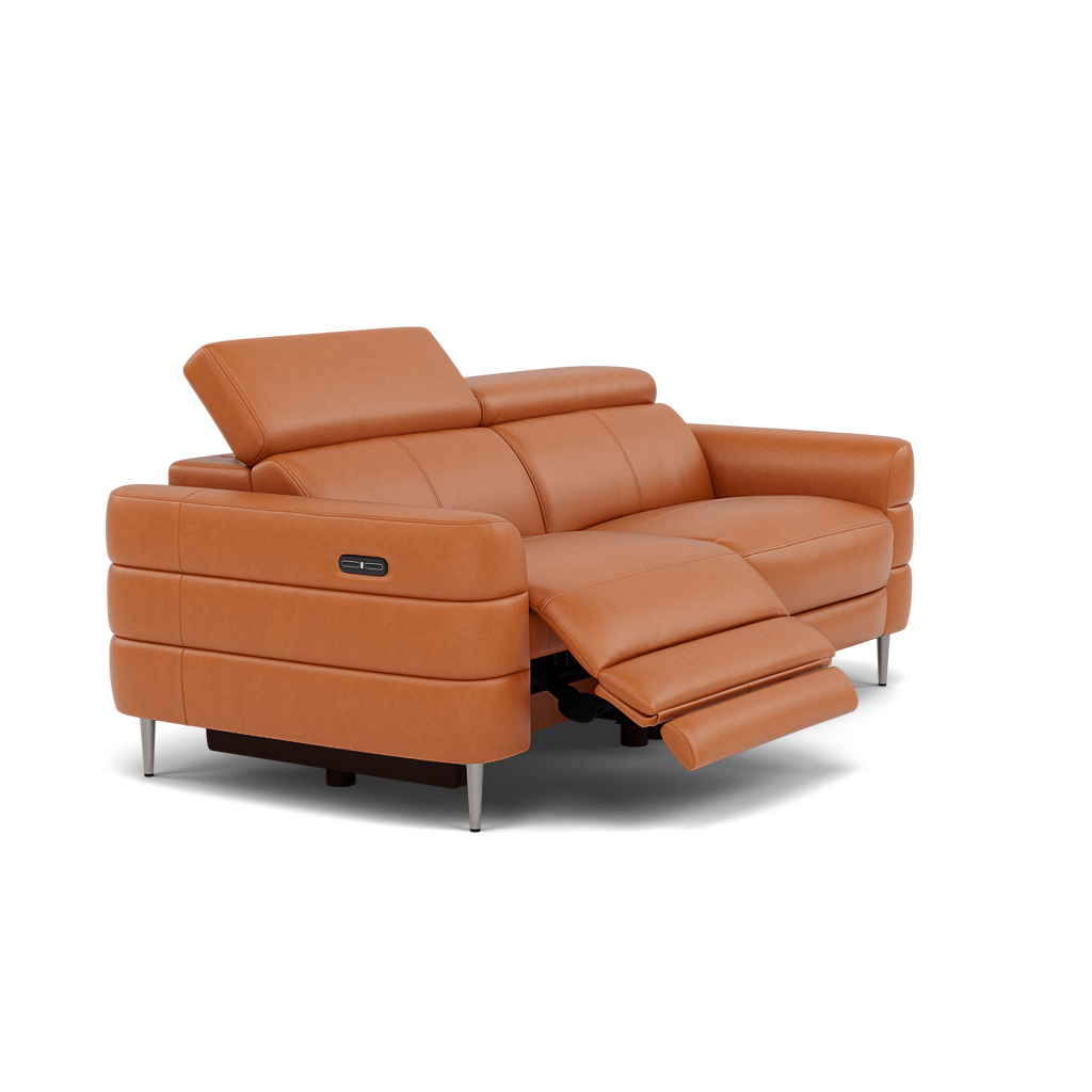 Hoy 3 Seater Recliner Sofa - 3 Str W/ 2 Power Recliner W/ 2 Manual Headrest Cat NL/O - Power with Manual Headrest — O7303 Orlando Meerkat, gallery image 1