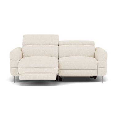 Hoy 3 Seater Recliner Sofa - 3 Str W/ 2 Power Recliner W/ 2 Manual Headrest Fabric - Power with Manual Headrest 3 Seater Sofas Sterling Home 4 KB-1285-UK Darwin Ivory
