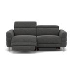 Hoy 3 Seater Recliner Sofa - 3 Str W/ 2 Power Recliner W/ 2 Manual Headrest Fabric - Power with Manual Headrest 3 Seater Sofas Sterling Home 3 KB-1281-UK Darwin Charcoal