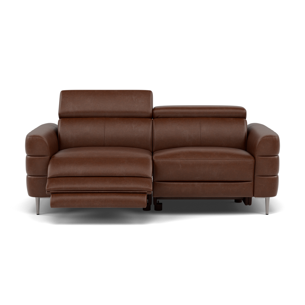 Hoy 3 Seater Recliner Sofa - 3 Str W/ 2 Power Recliner W/ 2 Power Headrest Cat M - Power with Power Headrest & USB 3 Seater Sofas Sterling Home 3 M1595 Monaco Coffee