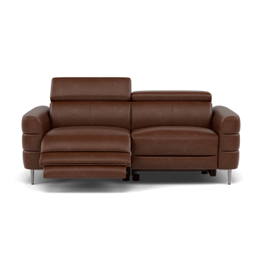 Hoy 3 Seater Recliner Sofa - 3 Str W/ 2 Power Recliner W/ 2 Power Headrest Cat M - Power with Power Headrest & USB 3 Seater Sofas Sterling Home 3 M1595 Monaco Coffee