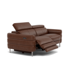 Hoy 3 Seater Recliner Sofa - 3 Str W/ 2 Power Recliner W/ 2 Power Headrest Cat M - Power with Power Headrest & USB — M1595 Monaco Coffee, gallery image 1