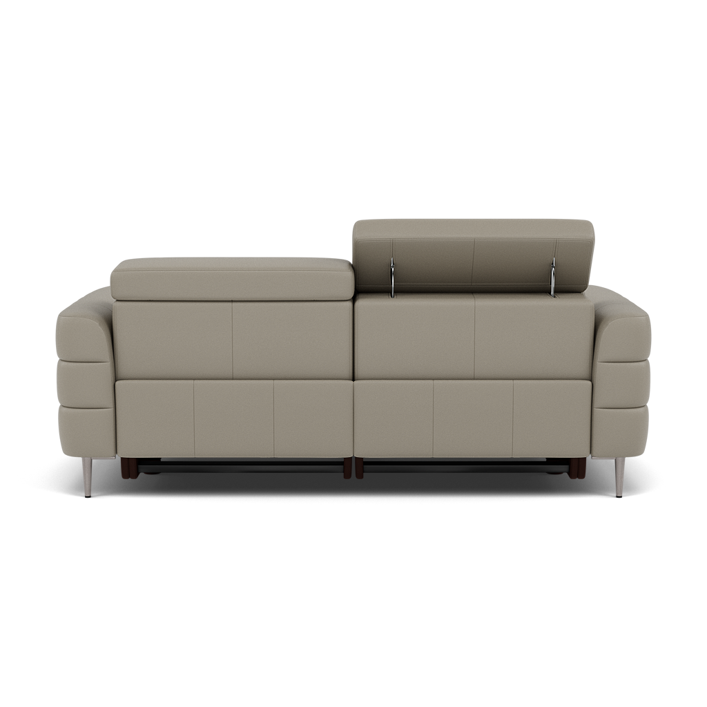 Hoy 3 Seater Recliner Sofa - 3 Str W/ 2 Power Recliner W/ 2 Power Headrest Cat M - Power with Power Headrest & USB — M5653 Melbourne Light Grey, gallery image 2