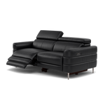 Hoy 3 Seater Recliner Sofa - 3 Str W/ 2 Power Recliner W/ 2 Power Headrest Cat M - Power with Power Headrest & USB — M5657 Melbourne Black, gallery image 3