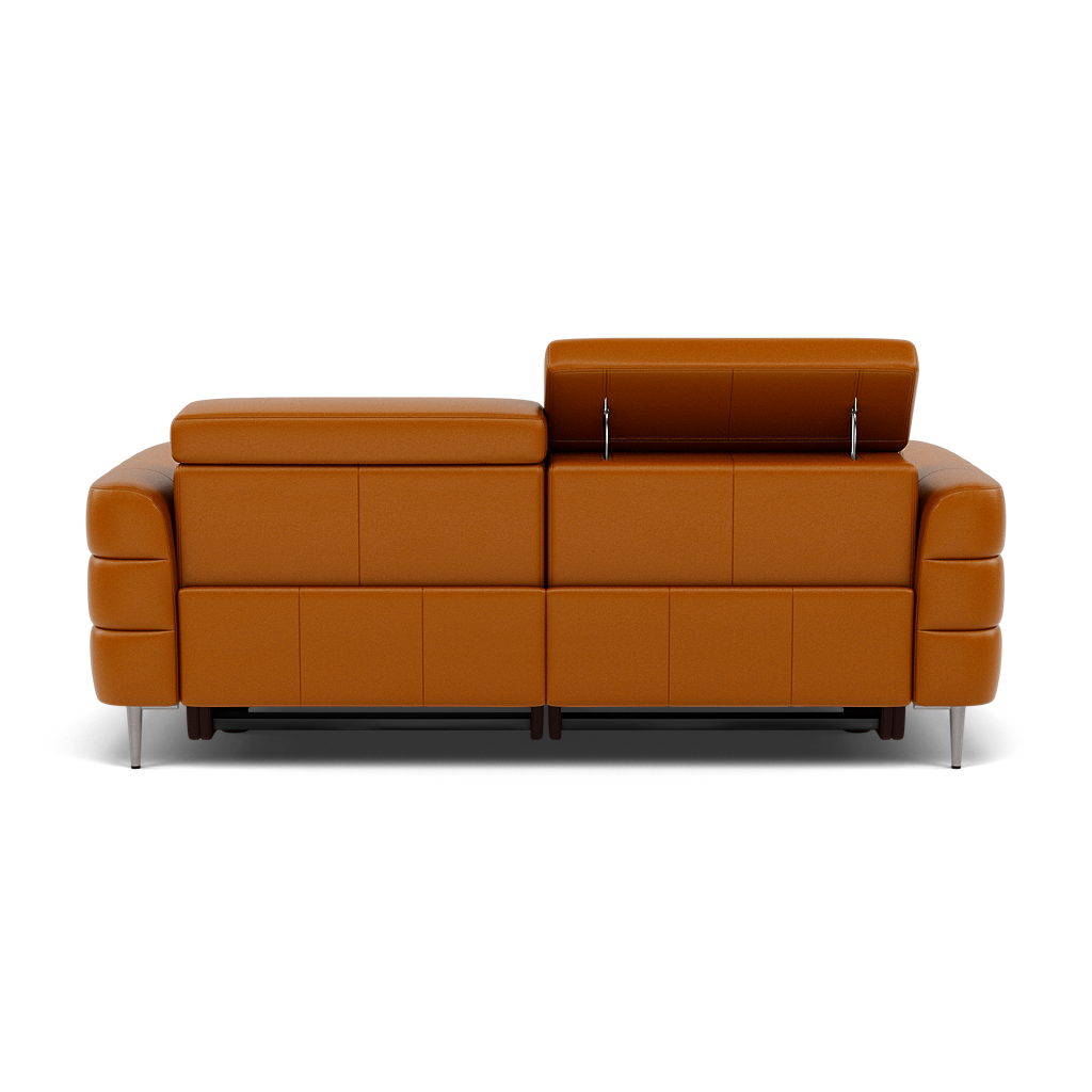 Hoy 3 Seater Recliner Sofa - 3 Str W/ 2 Power Recliner W/ 2 Power Headrest Cat M - Power with Power Headrest & USB — M5659 Melbourne Ochre, gallery image 2