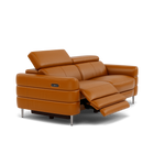 Hoy 3 Seater Recliner Sofa - 3 Str W/ 2 Power Recliner W/ 2 Power Headrest Cat M - Power with Power Headrest & USB — M5659 Melbourne Ochre, gallery image 1