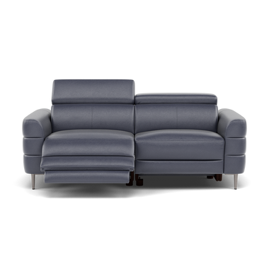 Hoy 3 Seater Recliner Sofa - 3 Str W/ 2 Power Recliner W/ 2 Power Headrest Cat NL/O - Power with Power Headrest & USB 3 Seater Sofas Sterling Home 1 NL5100 New York Dark Blue