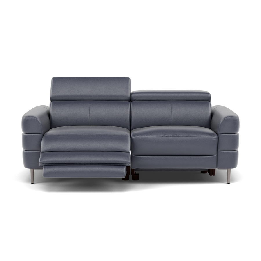 Hoy 3 Seater Recliner Sofa - 3 Str W/ 2 Power Recliner W/ 2 Power Headrest Cat NL/O - Power with Power Headrest & USB 3 Seater Sofas Sterling Home 1 NL5100 New York Dark Blue