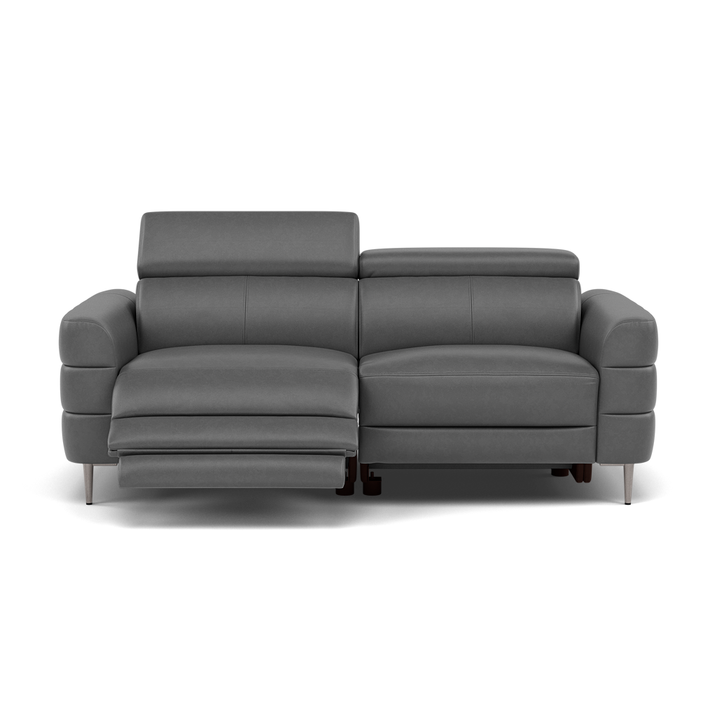 Hoy 3 Seater Recliner Sofa - 3 Str W/ 2 Power Recliner W/ 2 Power Headrest Cat NL/O - Power with Power Headrest & USB 3 Seater Sofas Sterling Home 10 O7300 Orlando Dark Grey