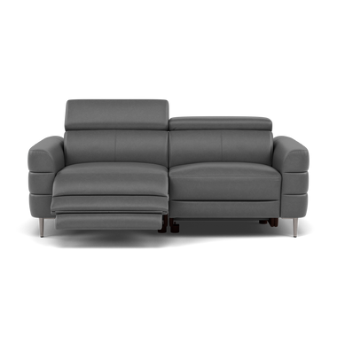 Hoy 3 Seater Recliner Sofa - 3 Str W/ 2 Power Recliner W/ 2 Power Headrest Cat NL/O - Power with Power Headrest & USB 3 Seater Sofas Sterling Home 10 O7300 Orlando Dark Grey