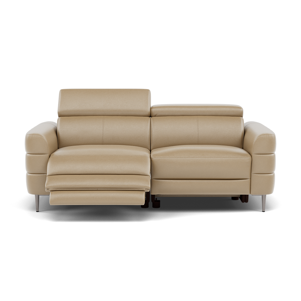 Hoy 3 Seater Recliner Sofa - 3 Str W/ 2 Power Recliner W/ 2 Power Headrest Cat NL/O - Power with Power Headrest & USB 3 Seater Sofas Sterling Home 5 NL5103 New York Sand