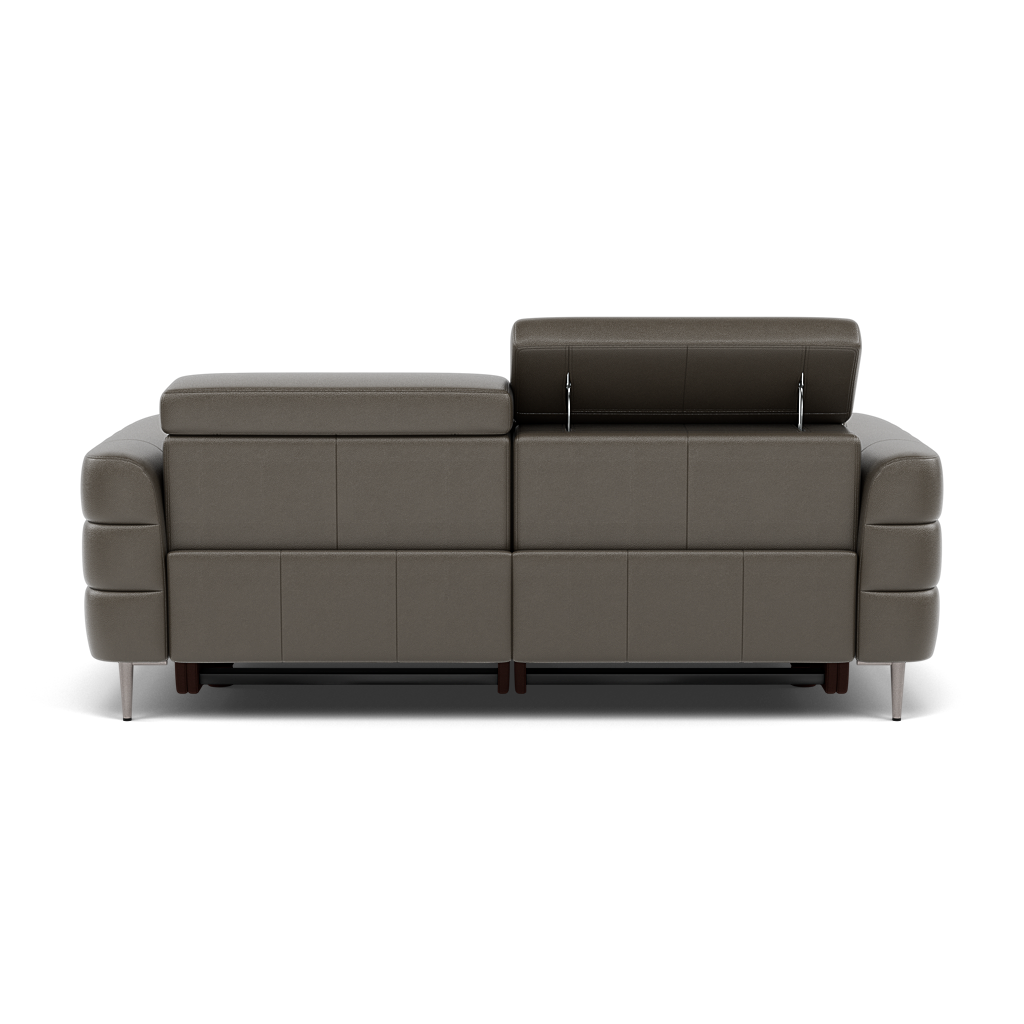 Hoy 3 Seater Recliner Sofa - 3 Str W/ 2 Power Recliner W/ 2 Power Headrest Cat NL/O - Power with Power Headrest & USB — NL5101 New York Anthkacite Grey, gallery image 2