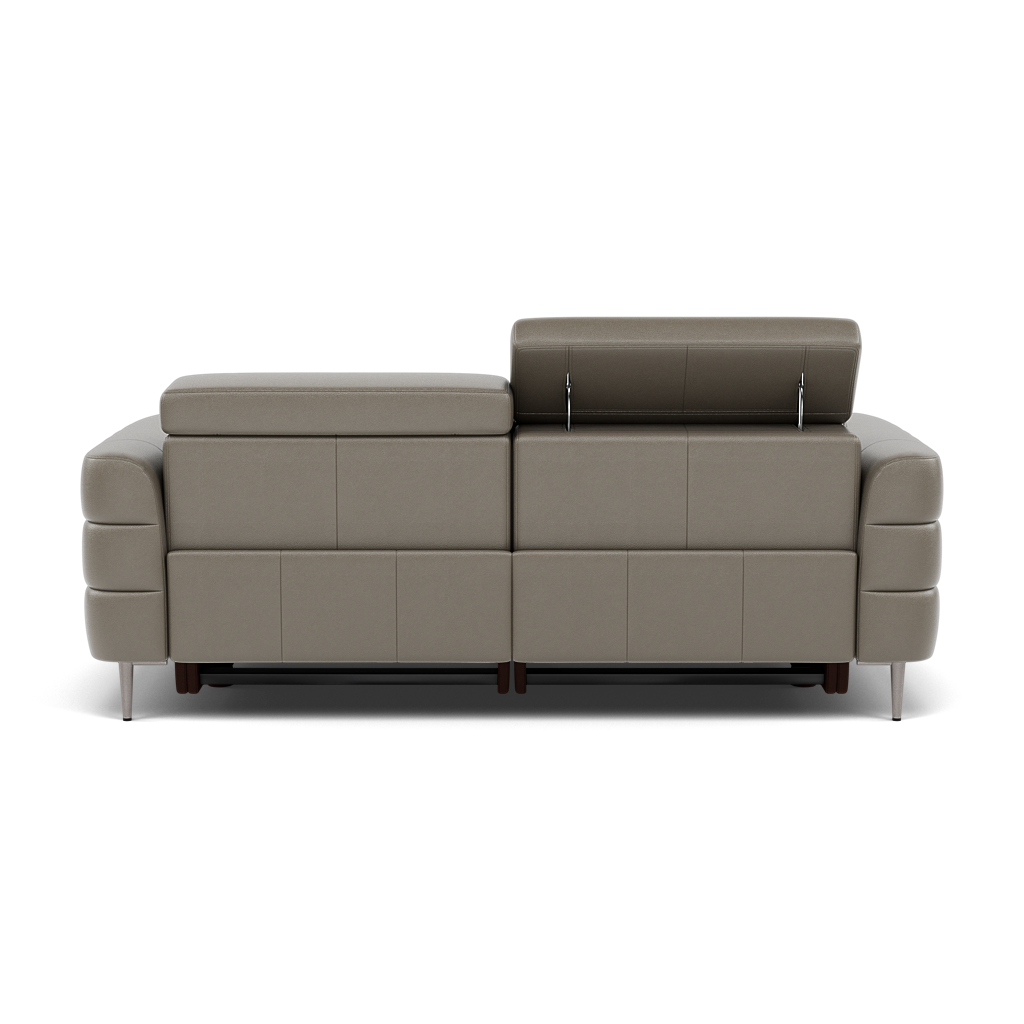 Hoy 3 Seater Recliner Sofa - 3 Str W/ 2 Power Recliner W/ 2 Power Headrest Cat NL/O - Power with Power Headrest & USB — NL5102 New York Cement, gallery image 2