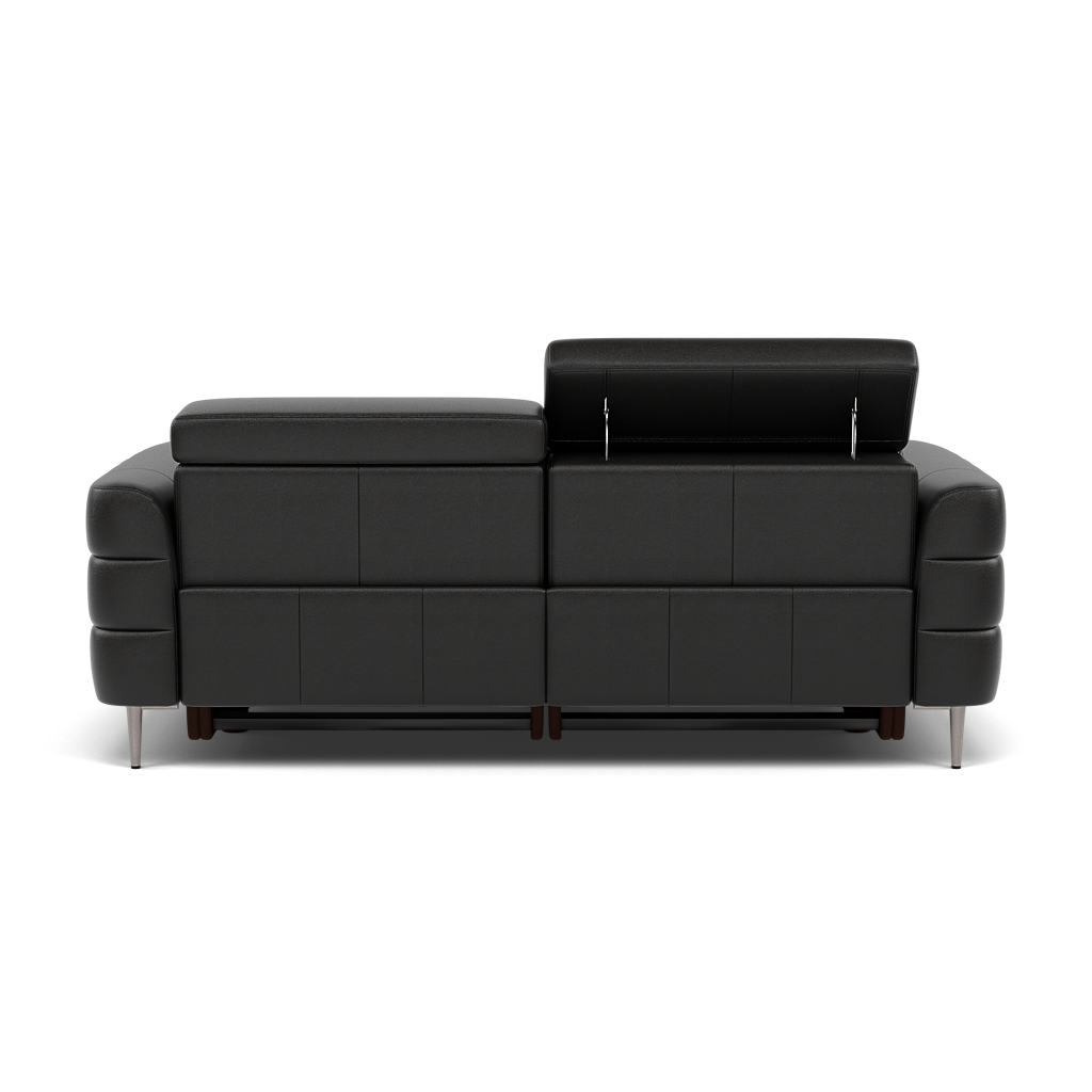 Hoy 3 Seater Recliner Sofa - 3 Str W/ 2 Power Recliner W/ 2 Power Headrest Cat NL/O - Power with Power Headrest & USB — NL5109 New York Midnight, gallery image 2