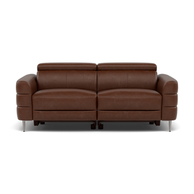 Hoy 3 Seater Sofa - 3 Str Static W/Manual Headrest Cat M 3 Seater Sofas Sterling Home 3 M1595 Monaco Coffee