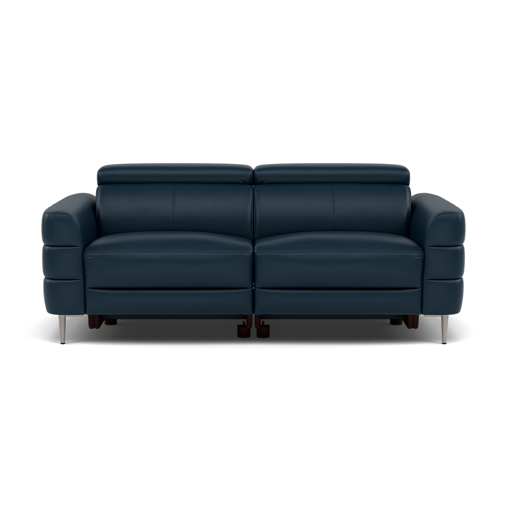 Hoy 3 Seater Sofa - 3 Str Static W/Manual Headrest Cat M 3 Seater Sofas Sterling Home 8 M5661 Melbourne Navy Blue