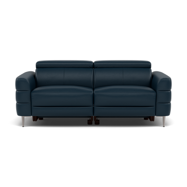 Hoy 3 Seater Sofa - 3 Str Static W/Manual Headrest Cat M 3 Seater Sofas Sterling Home 7 M5661 Melbourne Navy Blue