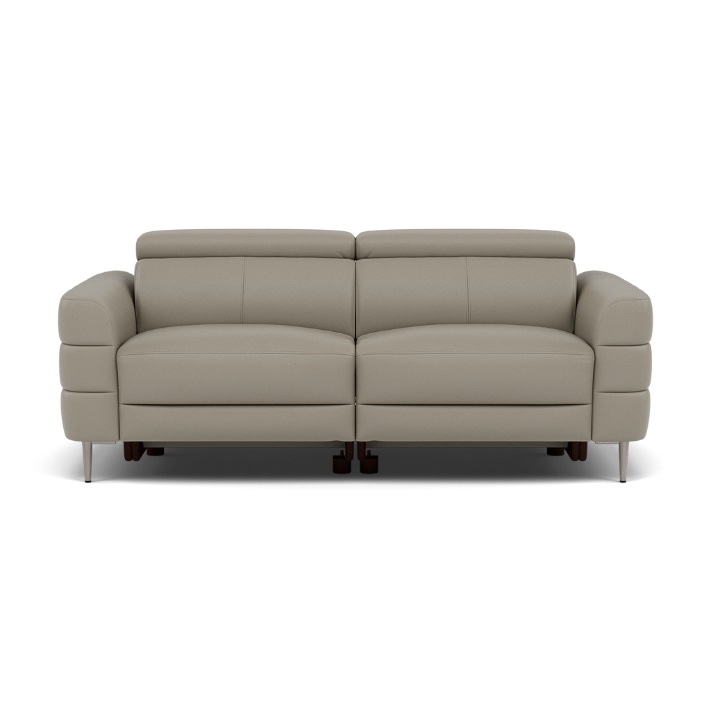 Hoy 3 Seater Sofa - 3 Str Static W/Manual Headrest Cat M 3 Seater Sofas Sterling Home 5 M5653 Melbourne Light Grey