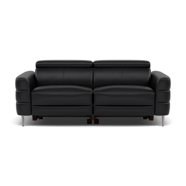 Hoy 3 Seater Sofa - 3 Str Static W/Manual Headrest Cat M 3 Seater Sofas Sterling Home 6 M5657 Melbourne Black