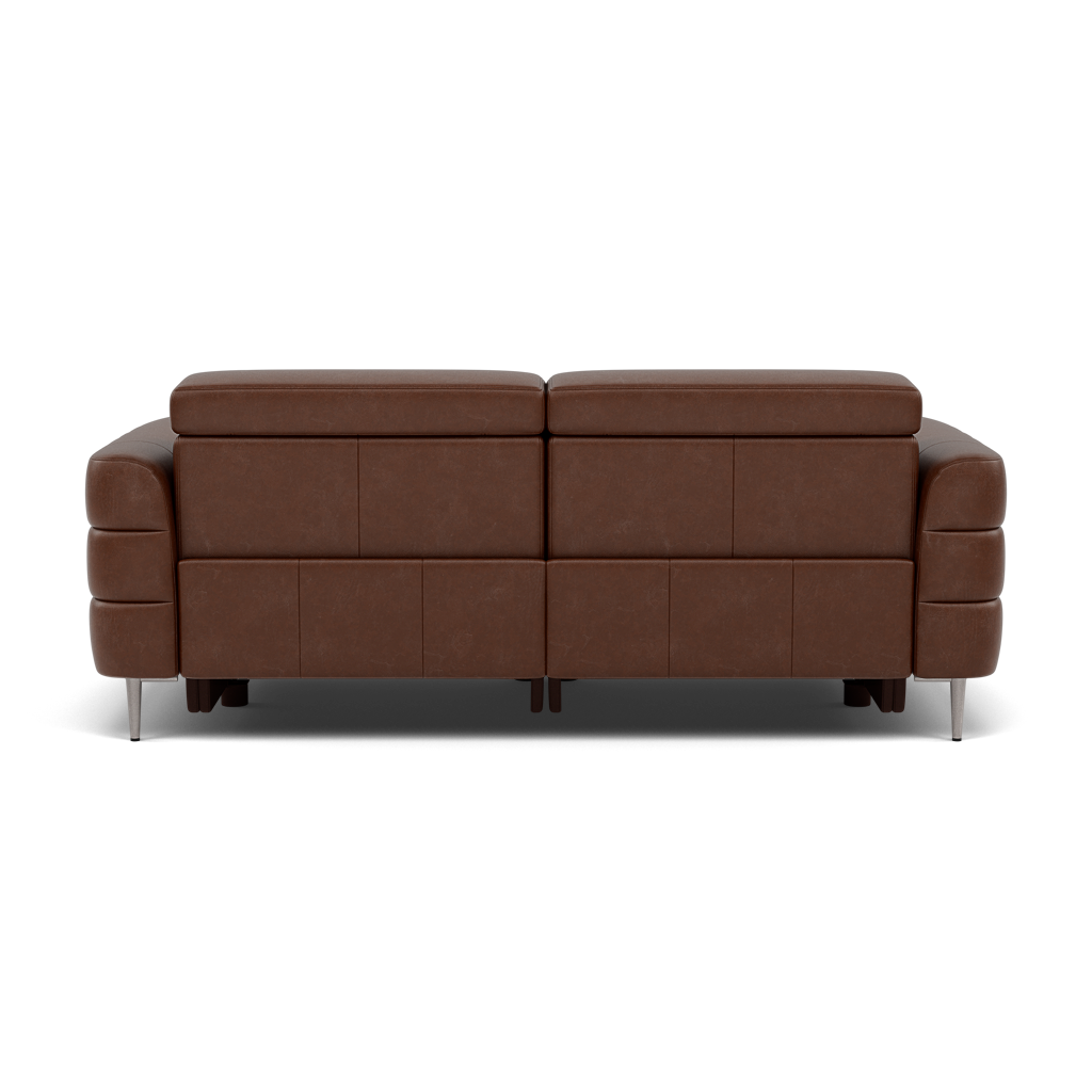 Hoy 3 Seater Sofa - 3 Str Static W/Manual Headrest Cat M — M1595 Monaco Coffee, gallery image 2