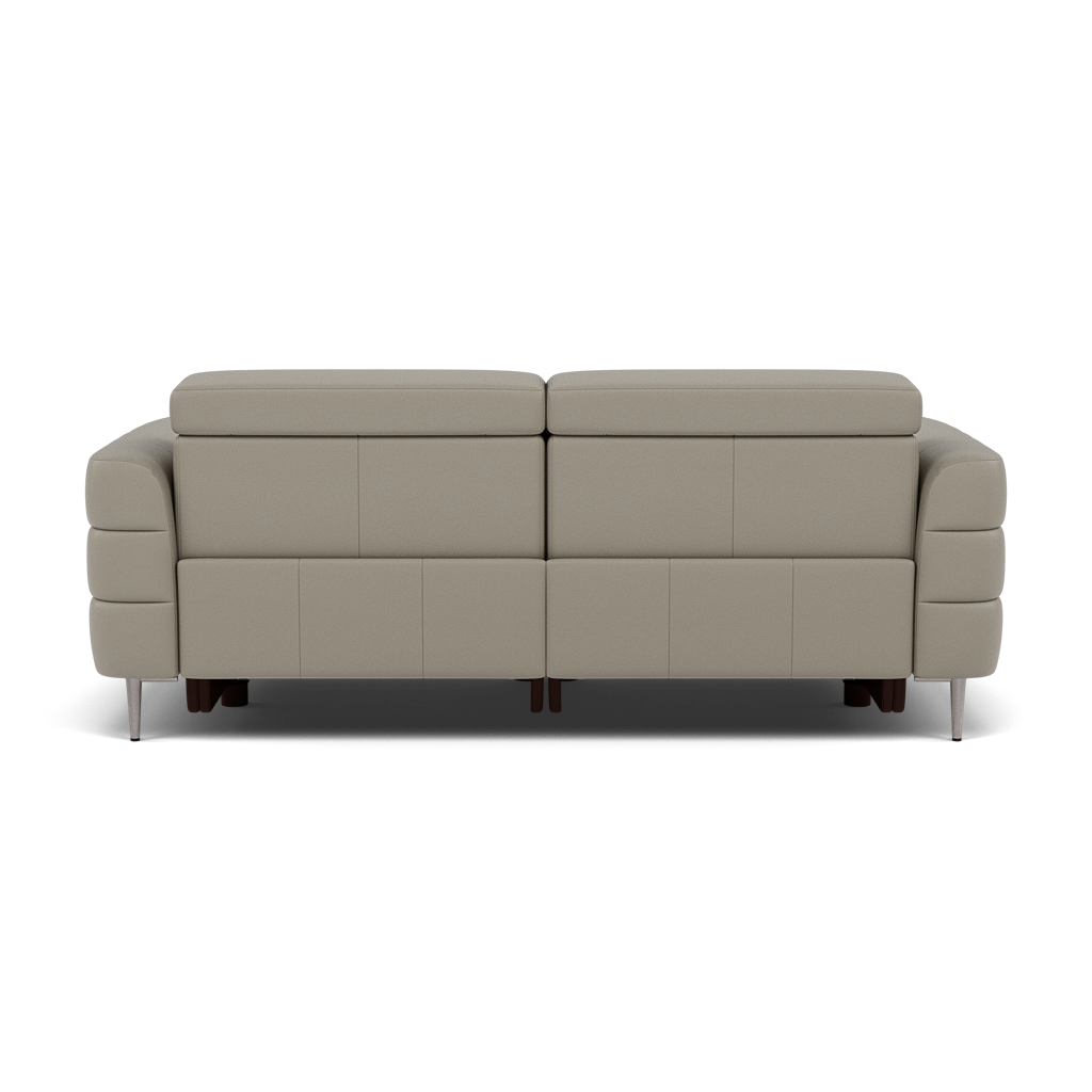 Hoy 3 Seater Sofa - 3 Str Static W/Manual Headrest Cat M — M5653 Melbourne Light Grey, gallery image 2