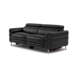 Hoy 3 Seater Sofa - 3 Str Static W/Manual Headrest Cat M — M5657 Melbourne Black, gallery image 3