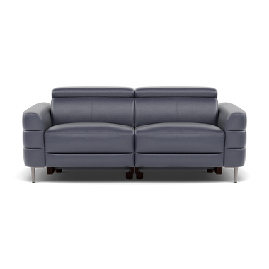 Hoy 3 Seater Sofa - 3 Str Static W/Manual Headrest Cat NL/O 3 Seater Sofas Sterling Home 1 NL5100 New York Dark Blue