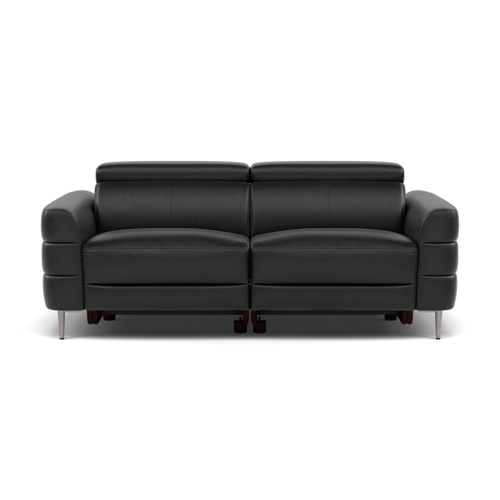 Hoy 3 Seater Sofa - 3 Str Static W/Manual Headrest Cat NL/O 3 Seater Sofas Sterling Home 6 NL5109 New York Midnight