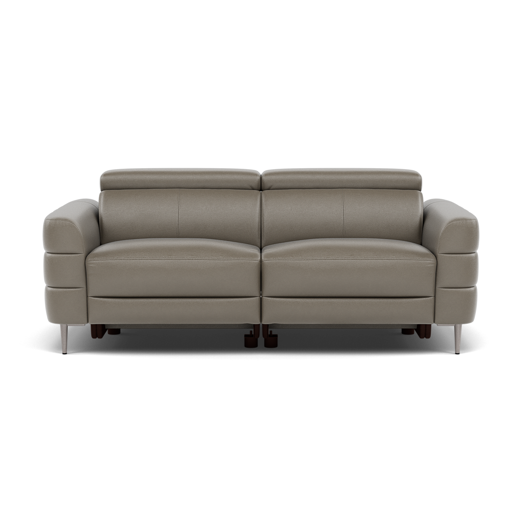 Hoy 3 Seater Sofa - 3 Str Static W/Manual Headrest Cat NL/O 3 Seater Sofas Sterling Home 4 NL5102 New York Cement