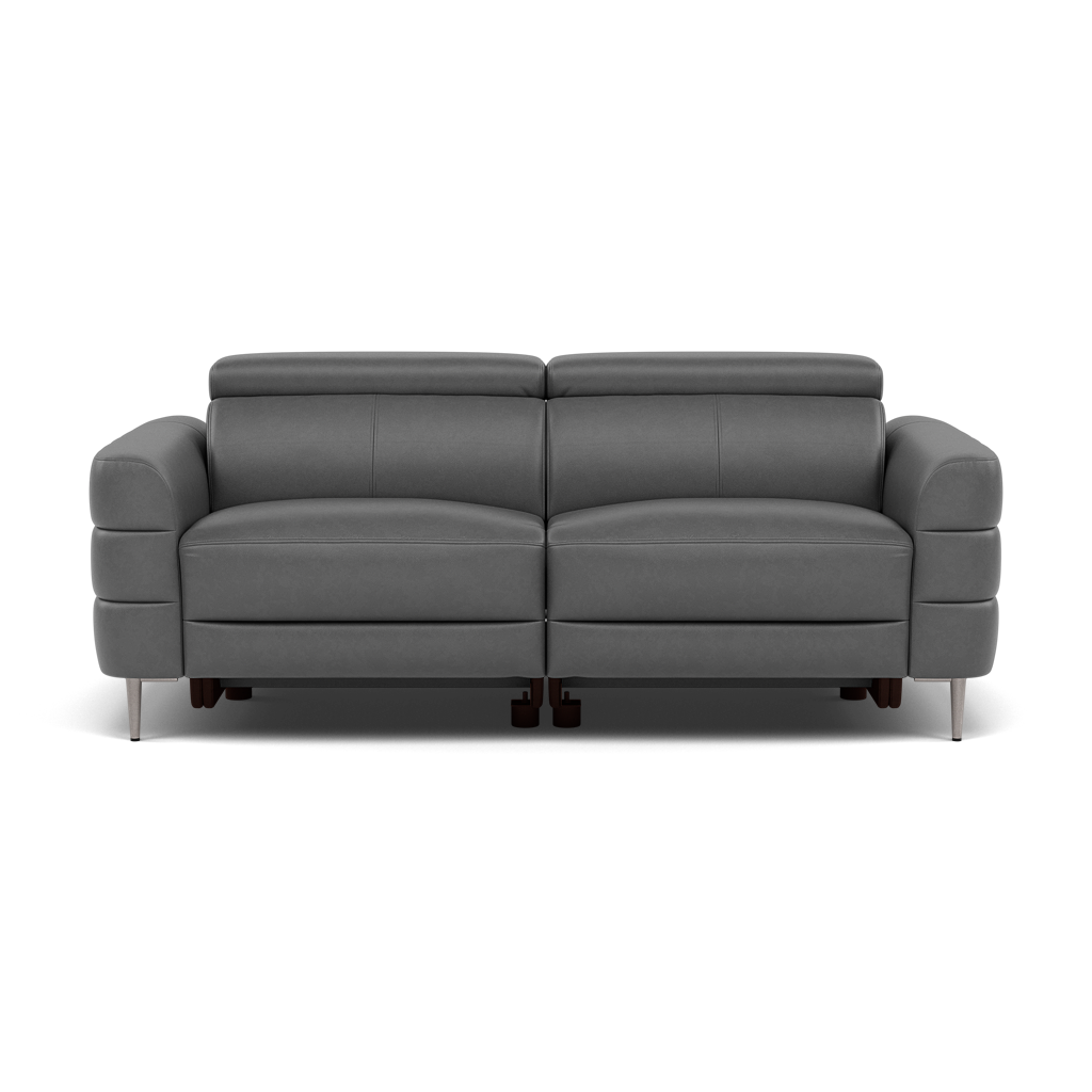 Hoy 3 Seater Sofa - 3 Str Static W/Manual Headrest Cat NL/O 3 Seater Sofas Sterling Home 10 O7300 Orlando Dark Grey