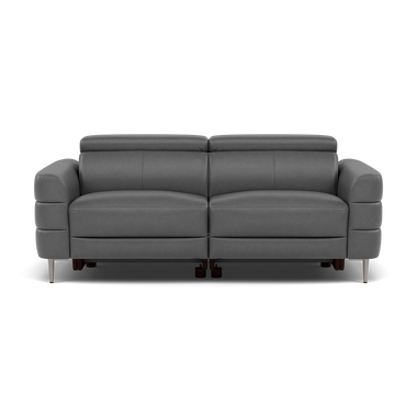 Hoy 3 Seater Sofa - 3 Str Static W/Manual Headrest Cat NL/O 3 Seater Sofas Sterling Home 10 O7300 Orlando Dark Grey