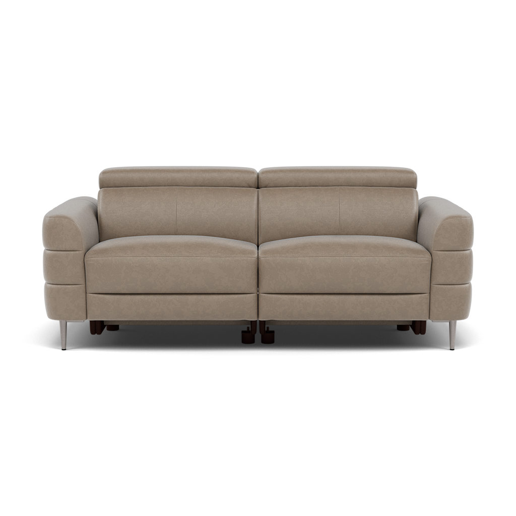 Hoy 3 Seater Sofa - 3 Str Static W/Manual Headrest Cat NL/O 3 Seater Sofas Sterling Home 9 O7023 Oslo Elephant Grey