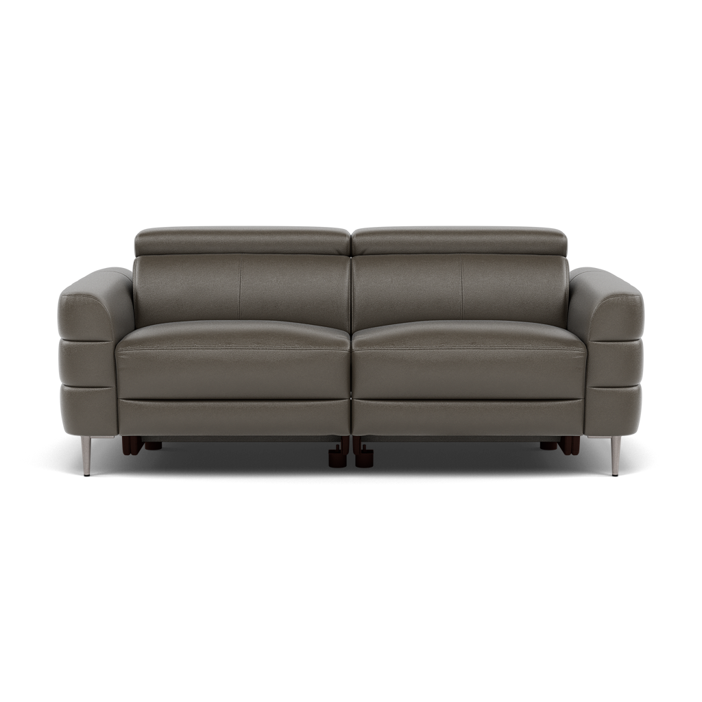 Hoy 3 Seater Sofa - 3 Str Static W/Manual Headrest Cat NL/O 3 Seater Sofas Sterling Home 3 NL5101 New York Anthkacite Grey