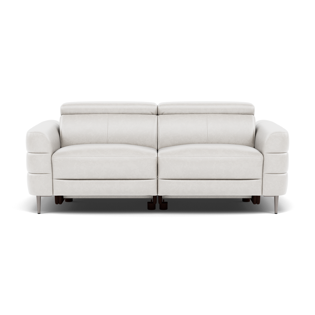 Hoy 3 Seater Sofa - 3 Str Static W/Manual Headrest Cat NL/O 3 Seater Sofas Sterling Home 11 O7304 Orlando Quiet Grey