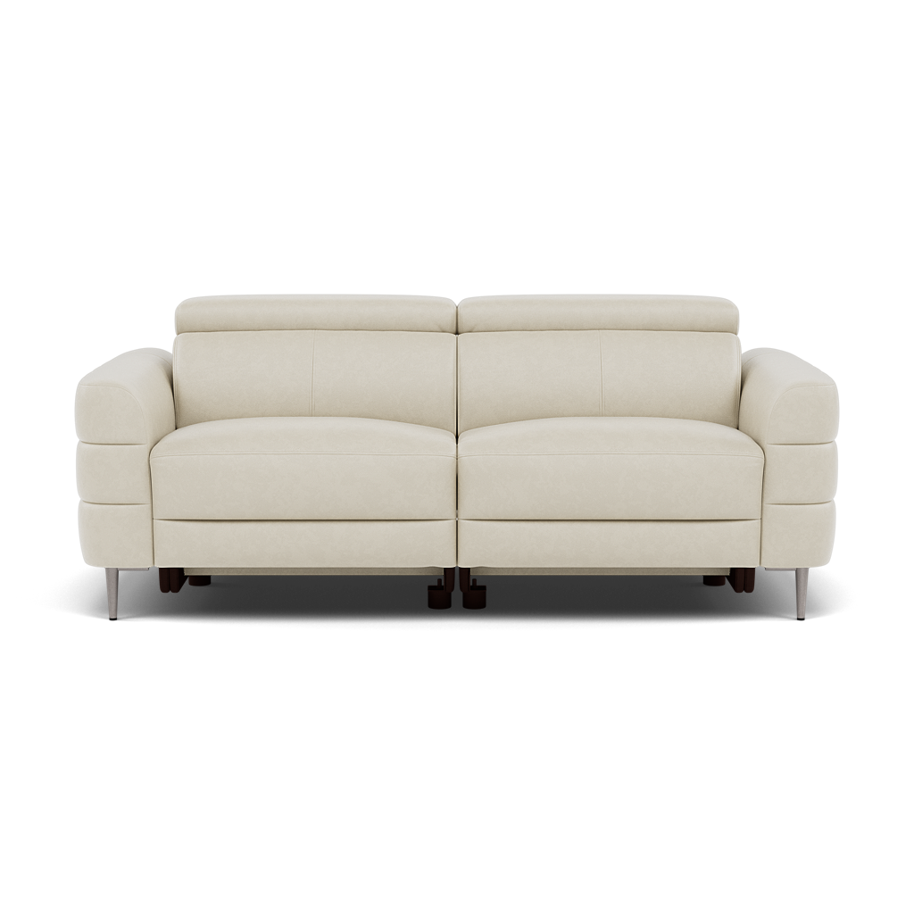 Hoy 3 Seater Sofa - 3 Str Static W/Manual Headrest Cat NL/O 3 Seater Sofas Sterling Home 8 O7015 Oslo Light Grey