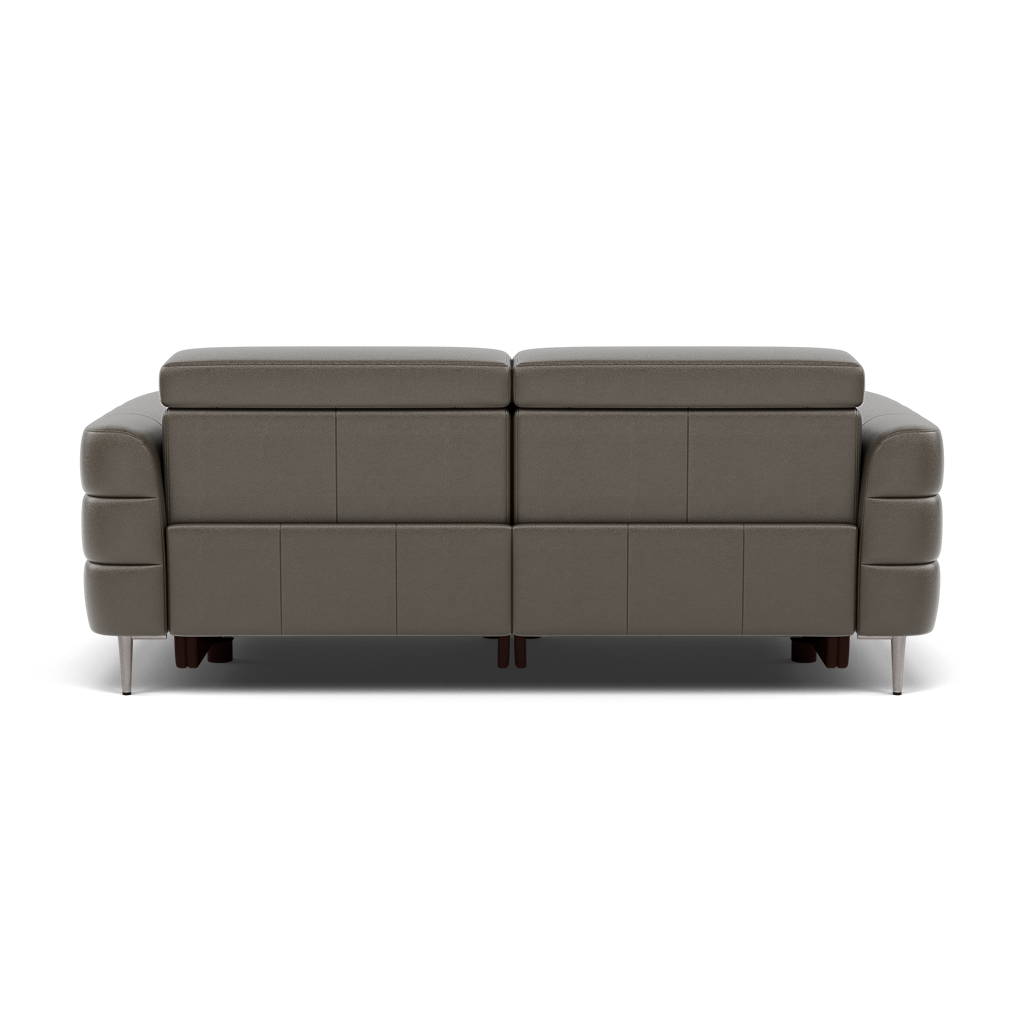 Hoy 3 Seater Sofa - 3 Str Static W/Manual Headrest Cat NL/O — NL5101 New York Anthkacite Grey, gallery image 2