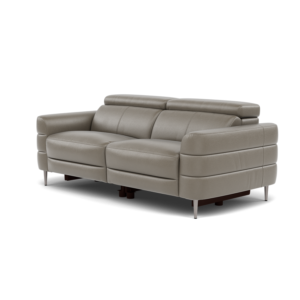 Hoy 3 Seater Sofa - 3 Str Static W/Manual Headrest Cat NL/O — NL5102 New York Cement, gallery image 3
