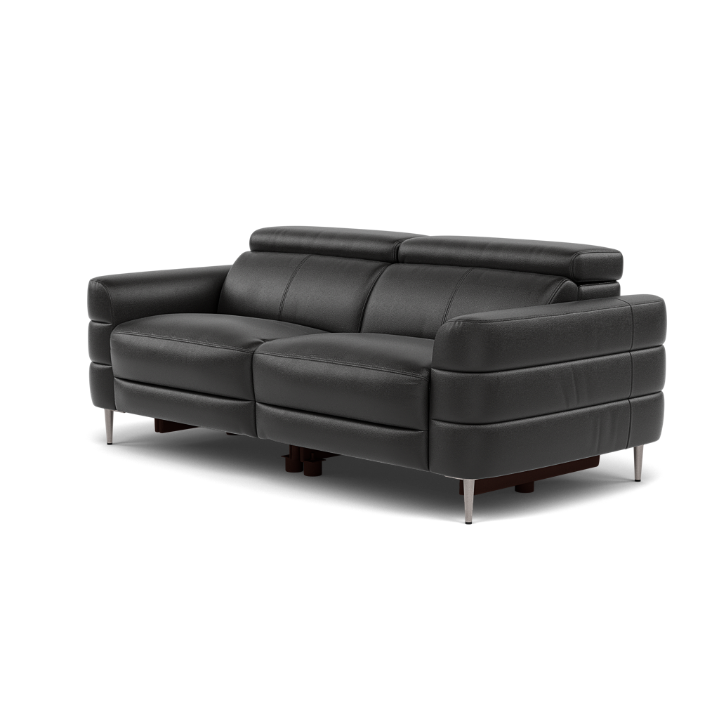 Hoy 3 Seater Sofa - 3 Str Static W/Manual Headrest Cat NL/O — NL5109 New York Midnight, gallery image 3